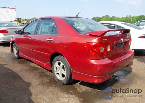 2005 Toyota Corolla S из США, поврежденный, VIN 1NXBR32E65Z421032